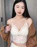 路讓宋純欲美背蕾絲吊帶帶胸墊白色內(nèi)搭背心女夏外穿遮副乳內(nèi)衣抹胸上衣 蕾絲吊帶背心【杏色】 L 【建議100-125斤】 曬單實拍圖