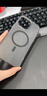 猩球衛(wèi)士高級(jí)感防指紋適用Apple/蘋果iPhone16Pro磁吸瓦楞手機(jī)殼超薄行李箱條紋保護(hù)套磨砂MagSafe外殼黑 曬單實(shí)拍圖