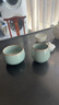 琦軒源汝窯冰花茶杯主人杯喝茶杯陶瓷冰裂紋功夫茶盞情侶杯對杯伴手禮物 曬單實拍圖