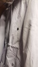 LILY冬新款女裝狐貍毛收腰白鴨絨羽絨服外套女短款 404淺藍 M 曬單實(shí)拍圖