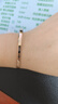 丹尼爾惠靈頓（DanielWellington）dw手鐲女時(shí)尚首飾玫瑰金情侶對鐲教師節禮物送老師DW00400003 曬單實(shí)拍圖