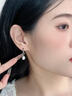 SINCE YOU兩戴耳環(huán)男純銀2025新款小眾設(shè)計圓環(huán)耳釘潮酷耳墜高級感耳飾女 珍珠兩戴耳環(huán)（一對） /太空灰 曬單實拍圖