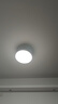 美的（Midea）風(fēng)扇燈餐廳吊扇燈led臥室燈隱形扇葉遙控三防燈具熟睡風(fēng)包安裝 曬單實(shí)拍圖