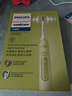 飛利浦（PHILIPS）【肖戰(zhàn)推薦】電動(dòng)牙刷鉆石3系 生日七夕情人節(jié)禮物 情侶款送男生/女友 微泡水流 HX5161/05抹茶綠 曬單實(shí)拍圖