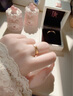 DR【京東首發(fā)】黃金求婚戒指對戒 一生一世系列結婚對戒弧臂/直臂 限量現貨【光金直臂】黃金男戒 19 曬單實(shí)拍圖