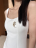 歐本赫?benheart丹麥金縷拾光胸針銀杏女植物高級感奢華別針設(shè)計(jì)感氣質(zhì) 胸針-金縷拾光 香檳金 曬單實(shí)拍圖