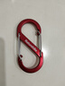 Naturehike挪客戶(hù)外多功能8字登山扣鋁合金S型水壺燈包掛扣掛鑰匙掛鉤鏈接環(huán) 紅色/大號（1個(gè)裝） 曬單實(shí)拍圖