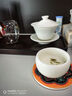 貳號（ERHAO）/陳清宜手工德化白瓷蓋碗新土暖玉瓷三才茶碗敬茶碗/斗笠蓋碗 曬單實(shí)拍圖