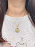 七可項鏈女2025新款七夕情人節(jié)禮物生日送女友老婆和田玉兔平安扣吊墜 曬單實拍圖