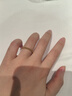 周六福  黃金戒指女款5D硬金JOY金豆豆串戒足金指環(huán)T 定價(jià) 11號-0.79g 曬單實(shí)拍圖