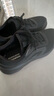 斯凱奇（Skechers）秋季緩震健步鞋網(wǎng)面透氣高彈鞋厚底耐磨休閑運動(dòng)鞋 全黑色/BBK 42 曬單實(shí)拍圖