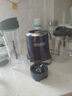 摩飛電器（Morphyrichards） 摩飛果蔬榨汁機(jī)便攜式隨行果汁機(jī)水果蔬菜碎冰攪拌機(jī)配梅森杯雙杯600ML大容量榨汁杯MR9500 藍(lán)色【雙杯雙蓋】 曬單實拍圖