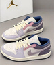 耐克（NIKE）女鞋新款AJ1粉紫色復活節彩蛋低幫休閑板鞋籃球鞋DZ2768- DZ2768-651_主圖款 41 曬單實(shí)拍圖