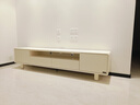 全友家居現(xiàn)代奶油風(fēng)靠墻電視機(jī)柜客廳家用小戶型儲物收納置物高腳柜子 曬單實(shí)拍圖