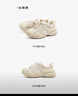 駱駝（CAMEL）丑萌2.0雙底款女登山鞋撞色戶(hù)外休閑鞋 L25A076115 米/銀/黃  36  曬單實(shí)拍圖