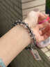 斐綺【招財】天然黑發(fā)晶手串非順發(fā)透體黑水晶鈦晶男女本命年手鏈收藏 6MM【默認手圍15CM】 曬單實(shí)拍圖