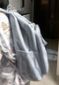 JANSPORT杰斯伯雙肩包男電腦包背包書包女大學(xué)生包旅行包 4NVC 7G7 霧霾藍(lán)-側(cè)袋+隔層 曬單實(shí)拍圖