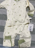 婧麒（JOYNCLEON）新生嬰兒衣服純棉男女寶寶秋冬睡衣分體打底內(nèi)衣套裝 Jyf153023 曬單實(shí)拍圖