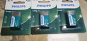 飛利浦（PHILIPS）碳性9V電池3粒適用玩具/萬用表/煙霧報警器/麥克風/遙控器/話筒等9V方塊電池6F22 曬單實拍圖