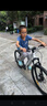 喜德盛青少年山地自行車(chē)2025款北極星PRO鋁合金車(chē)架7速 星空白 24英寸 曬單實(shí)拍圖