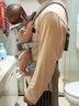 BabyBjorn瑞典品牌進(jìn)口透氣嬰幼兒背帶抱娃神器Harmony背帶0-3歲 銀灰色 曬單實(shí)拍圖