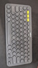 羅技（Logitech）時(shí)尚系列 K380 鍵盤(pán) 藍牙辦公鍵盤(pán) 無(wú)線(xiàn)鍵盤(pán) 女友 便攜超薄鍵盤(pán) 筆記本鍵盤(pán) 黑灰色 曬單實(shí)拍圖