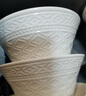 瑪戈隆特 事事如意餐具純白浮雕骨瓷餐盤整套散件組合 12.5CM*6.5CM飯碗 1頭 曬單實拍圖