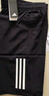 阿迪達斯短褲男夏季透氣薄款寬松休閑運動(dòng)梭織五分褲 黑/白 1CS-BW  L  曬單實(shí)拍圖