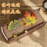 獅洛德復古樹(shù)葉金屬書(shū)簽禮物送同學(xué)禮物送老師創(chuàng  )意高級感書(shū)簽4支禮盒裝 曬單實(shí)拍圖