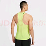 耐克（NIKE）官方AEROSWIFT DRI-FIT ADV男子透氣跑步背心輕薄FN4232 736淺檸檬黃/黑 L 曬單實(shí)拍圖