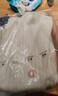 三彩冬款純色坑條針織衫木耳邊半高領(lǐng)修身打底內搭簡(jiǎn)約女 米白色 M 曬單實(shí)拍圖