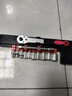 棘輪套筒扳手套裝多功能外六角快速大小飛套管汽修工具套裝組合 1/4小飛棘輪扳手12件套 曬單實(shí)拍圖