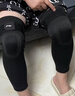 李寧護膝保暖艾草自發(fā)熱老寒腿綁帶加長(cháng)男女士老年人老寒腿關(guān)節炎 【黑色】可水洗|加長(cháng)保暖 2只裝 XL碼【適合145斤-200斤】 曬單實(shí)拍圖