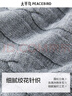 太平鳥女裝針織衫春季miu系絞花polo領(lǐng)短袖T恤開衫 灰色長袖 S 曬單實拍圖