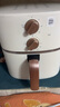 美的（Midea）空氣炸鍋易用旋鈕 家用實(shí)用大容量5.3L 不用翻面 蒸汽嫩烤 輕音烘炸 金屬內腔無(wú)異味  MF-KZE535J5 曬單實(shí)拍圖