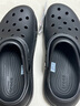 卡駱馳（crocs）經典泡芙Clog男女一腳蹬懶人沙灘鞋 CR207521-001 38 曬單實拍圖