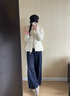 MACKAGE【七夕】MACKAGE女士 JACEY輕薄收腰修身保暖經(jīng)典顯瘦時(shí)尚羽絨服 奶油白 M 曬單實(shí)拍圖