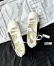 彪馬 PUMA Speedcat 舒適百搭休閑一腳蹬薄底平底芭蕾舞鞋 404395-01 ROSIE聯(lián)名 36 (225mm) 曬單實(shí)拍圖