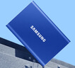三星（SAMSUNG）T7 Type-c USB 3.2 移動(dòng)固態(tài)硬盤(pán) PSSD NVMe傳輸速度1050MB/s T7 Type-c USB3.2 極光藍 1TB 曬單實(shí)拍圖