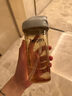 HEGEN海格恩吸管杯兒童水杯學飲杯奶瓶1-3-6歲直飲吸管嬰兒寶寶牛奶杯 【自主吮吸】 330ml 吸管杯-高級灰 曬單實拍圖