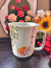 極素陶瓷馬克杯桂花金魚(yú)宋嵐杯家用咖啡杯茶杯帶把杯子精致辦公杯水杯 草木灰金桂福壽_宋嵐杯【簡(jiǎn)裝】 無(wú)規格 曬單實(shí)拍圖