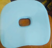 貓太子學(xué)生增高坐墊教室高中專(zhuān)用屁墊座椅兒童透氣久坐神器記憶棉板凳藍 曬單實(shí)拍圖