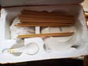 蘭圣佳創(chuàng)意33件碗碟套裝陶瓷碗筷組合泡面湯碗餐具套裝碗盤家用飯碗 純白6碗4盤10筷10墊2面碗1魚盤 曬單實(shí)拍圖