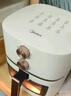 美的（Midea）空氣炸鍋不用翻面可視大容量家用全自動烤箱多功能不粘易洗觸控微蒸汽嫩烤免翻面炸烤一體 KZE5089【雙旋鈕控溫時丨免翻面】 5L 曬單實拍圖