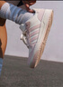 adidas ENTRAP美式校園風(fēng)運動板鞋男女少年感復(fù)古籃球鞋阿迪達(dá)斯   白色/粉色   38.5 曬單實拍圖