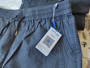 真維斯（Jeanswest）純棉七分褲男夏季新品男士潮流薄款寬松百搭直筒舒適休閑7分短褲 深灰色-京東快遞 4XL （180-200斤） 曬單實(shí)拍圖
