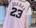 Jordan耐克（NIKE）童裝運動(dòng)背心夏季兒童無(wú)袖T恤 櫻花粉 155(XL) 曬單實(shí)拍圖
