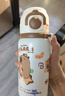 Diller保溫杯兒童316學(xué)生上學(xué)專用水杯男孩雙飲高顏值女新款可愛(ài)吸管杯 卡皮巴拉【京倉(cāng)速發(fā)】620ml 曬單實(shí)拍圖