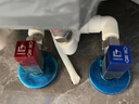 潛水艇（Submarine）角閥F301/F302黃銅加厚三角閥套裝八字閥冷熱 三通角閥全銅主體 熱水器球閥【1冷1熱】2只裝 曬單實(shí)拍圖