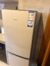 海爾（Haier）冰箱出品雙開門二門177升冰箱家用小型冰箱租房省電不占地冷藏冷凍統(tǒng)帥家用小冰箱 以舊換新 177升雙門冰箱節(jié)能省電 兩天約用1度電 曬單實拍圖